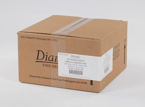 Diannes Gourmet Desserts Cheesecake Vanilla No Sugar Added, 64 Ounce -- 2 per case.