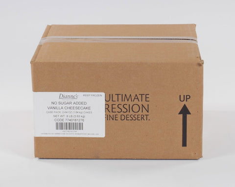 Diannes Gourmet Desserts Cheesecake Vanilla No Sugar Added, 64 Ounce -- 2 per case.
