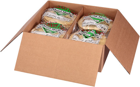 Kronos Frozen Flat Bread Original Halal Naan Pita, 8 inch Tandoori -- 96 per case.