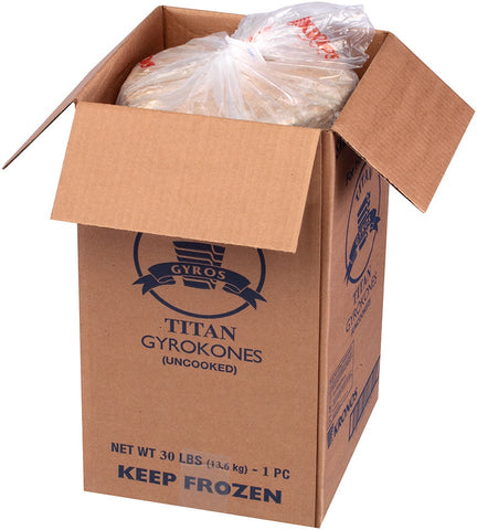 Kronos Frozen Gyrokone Titan Beef and Lamb Cone, 30 Pound.