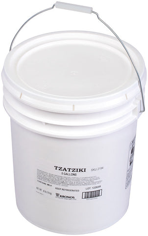 Krono Tzatziki Sauce, 5 Gallon.