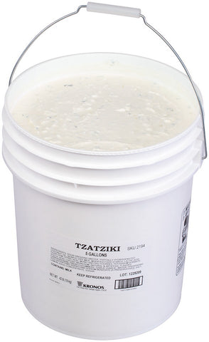 Krono Tzatziki Sauce, 5 Gallon.