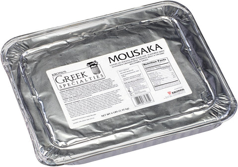 Kronos Frozen Entree Mousaka, 6 Pound -- 2 per case.