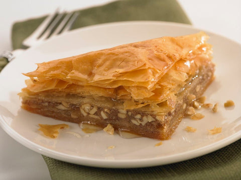 Kronos Frozen Authentic Greek Baklava - Dessert -- 72 per case.
