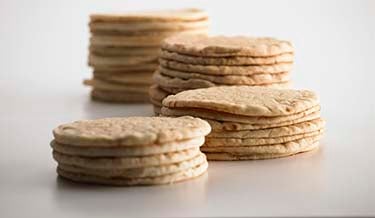Kronos Frozen Honey Wheat Deli Style Flat Pita Bread, 6 inch -- 60 per case.