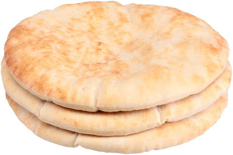 Kronos Frozen Flat Bread White Authentic Pocket Pita, 6 inch -- 120 per case.