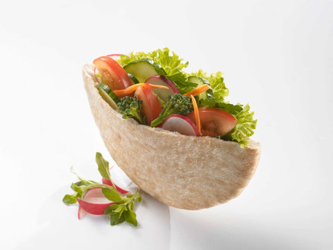 Kronos Frozen Flat Bread White Authentic Pocket Pita, 6 inch -- 120 per case.