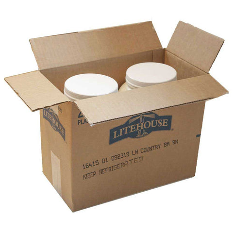 Litehouse Premium Country Buttermilk Ranch Dressing, 1 Gallon -- 2 per case