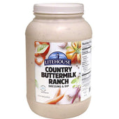 Litehouse Premium Country Buttermilk Ranch Dressing, 1 Gallon -- 2 per case