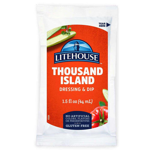 Litehouse Thousand Island Dressing, 1.5 Fluid Ounce -- 60 per case