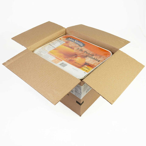 Schwans Mrs Smiths Ready to Bake Peach Cobbler, 5 Pound -- 4 per case.