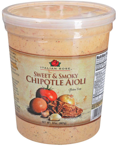 Italian Rose Sweet and Smoky Chipotle Aioli, 32 Ounce -- 6 per case