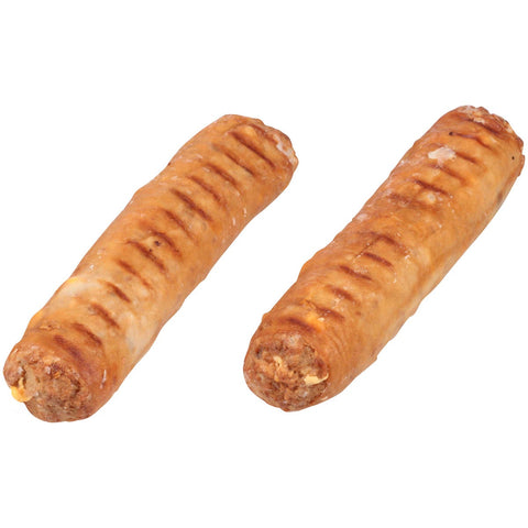 Johnsonville Ultimate Heat and Serve Cooked Cheddar Beer Bratwurst, 80 Ounce -- 2 per case.