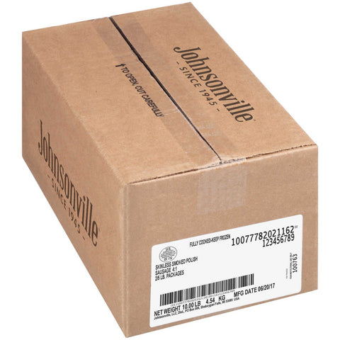 Johnsonville Skinless Polish Sausage, 5 Pound -- 2 per case.