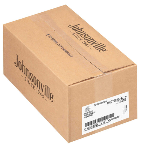 Johnsonville Skinless Smokey Cheddar Sausage, 80 Ounce -- 2 per case.