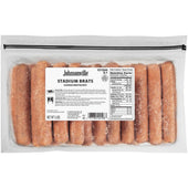 Johnsonville Stadium Style Cooked Bratwurst, 80 Ounce -- 2 per case.
