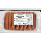 Johnsonville Skinless Smoked Polish Sausage, 80 Ounce -- 2 per case.