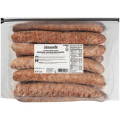 Johnsonville Natural Casing Fully Cooked Original 3:1 Bratwurst -- 2 per case.