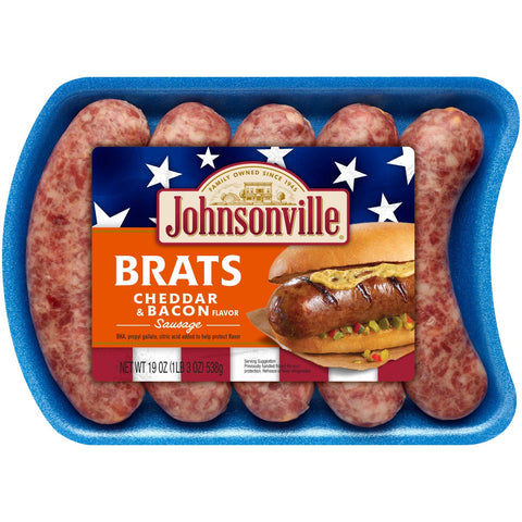 Johnsonville Cheddar Bacon Link, 19 Ounce -- 12 per case.