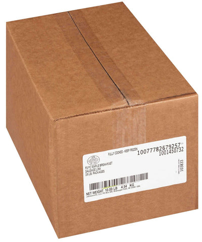 Johnsonville Cooked Maple Breakfast Pork Sausage Link, 5 Pound -- 2 per case