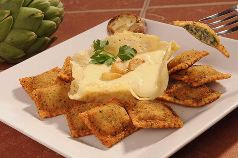 Louisa Breaded Spinach and Artichoke Ravioli, 5 Pound -- 2 per case