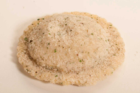 Louisa Large Round Breaded Ravioli with Beef Filling, 5 Pound -- 2 per case