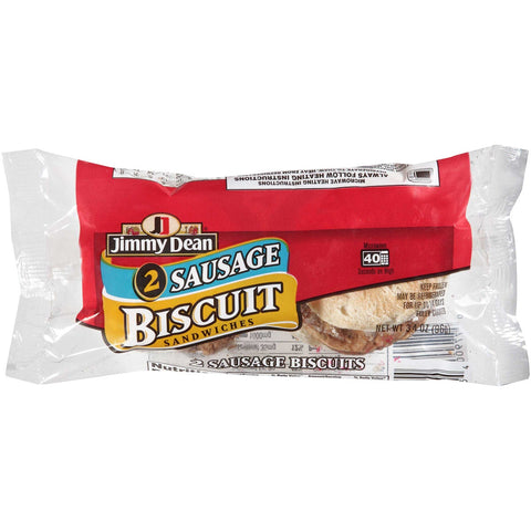 Jimmy Dean Sausage Biscuit, 3.4 Ounce -- 60 per case.