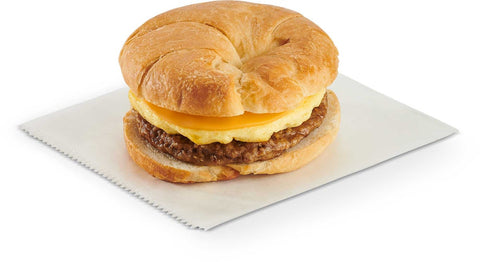 Jimmy Dean Egg and Cheese Sausage Croissant Sandwich, 4.9 Ounce -- 12 per case.