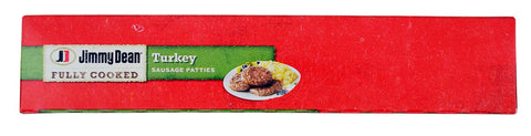 Jimmy Dean Fully Cooked Turkey Sausage Patty, 9.6 Ounce -- 8 per case.