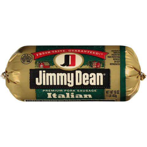Jimmy Dean Italian Breakfast Sausage Roll, 16 Ounce -- 12 per case.