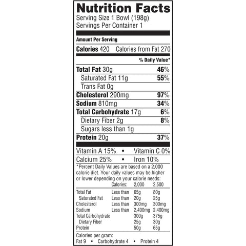 Jimmy Dean Sausage Breakfast Bowl, 7 ounce -- 8 per case