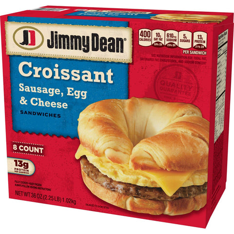 Jimmy Dean D-Lights Croissant - 8 per pack -- 3 packs per case