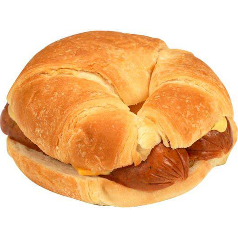 Jimmy Dean Spicy Split Smoked Sausage and Cheese Croissant Sandwich, 4.8 Ounce -- 12 per case