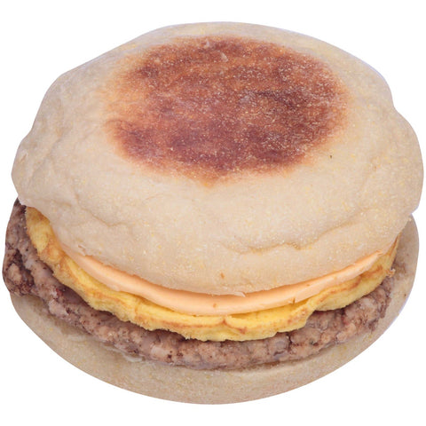 Jimmy Dean Sausage Egg and Cheese Muffin Breakfast Sandwich, 5 Ounce -- 12 per case.