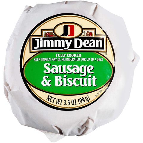 Jimmy Dean Sausage Biscuit, 3.5 Ounce -- 12 per case.