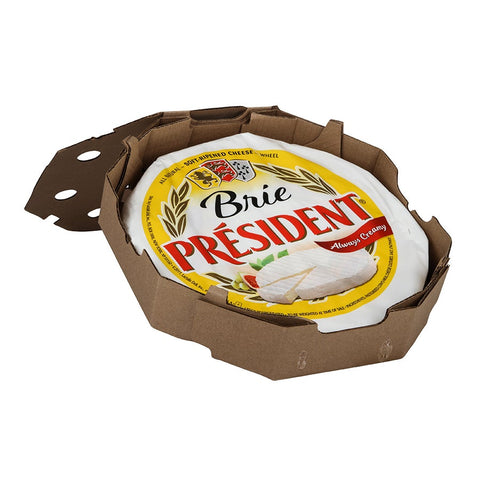 President Precious Plain Brie Cheese, 6.2 Kilogram.