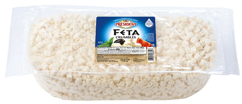 President Plain Feta Crumbles, 5 Pound -- 2 per case