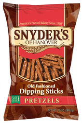 Snyders of Hanover Pretzel Dipping Stick, 12 Ounce -- 12 per case.