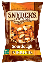 Snyders of Hanover Sourdough Pretzel Nibblers, 9 Ounce -- 12 per case.