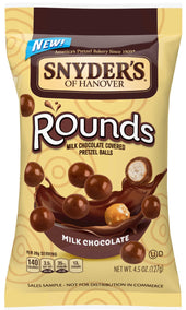 Snyders Of Hanover Rounds Milk Chocolate Pretzel Ball, 3.5 Ounce -- 8 per case