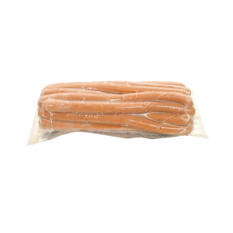 Sheboygan Skinless 7 1 Beef Footlong Frank, 2.5 Pound -- 4 per case.