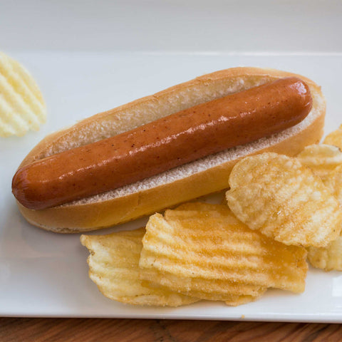 Skylark Big City Reds All Beef Hot Dog, 2.5 Pound -- 4 per case.