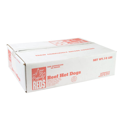 Skylark Big City Reds Beef Hot Dog, 2.5 Pound -- 4 per case.