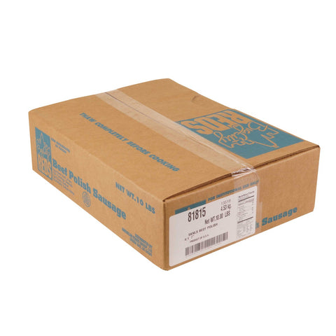 Skylark Big City Reds Beef Polish Sausage, 2.5 Pound -- 4 per case.