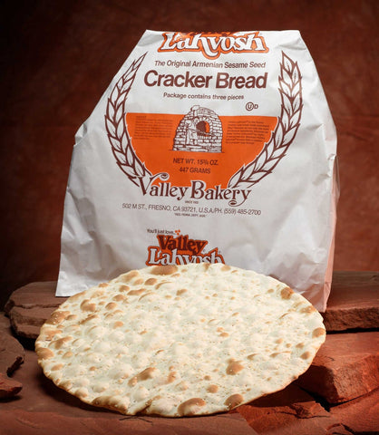 Valley Lahvosh Round Original Crackerbread, 26 Ounce -- 5 per case.