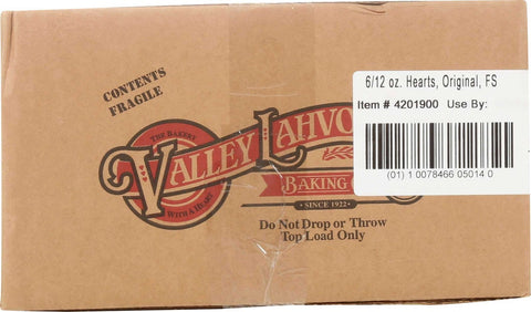 Valley Lahvosh Heart Original Crackerbread, 12 Ounce -- 6 per case