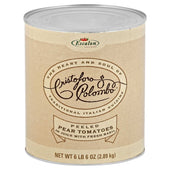 Cristoford Colombo Peeled Pear Tomatoes with Basil, 102 Ounce -- 6 per case.