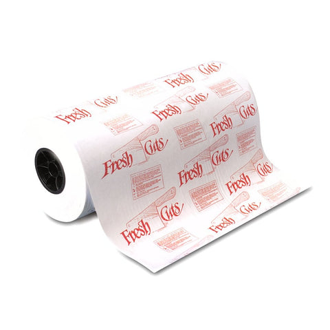 Kold-Lok Printed Freezer Paper with Short Term Protection 18x1000 Foot Red-Fresh Cuts Safe.