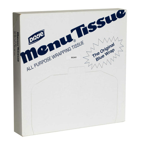 Dixie White Menu Tissue Paper No Wax -- 10000 per case.