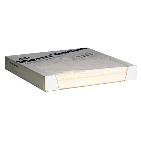 Dixie White Menu Tissue Paper No Wax -- 10000 per case.